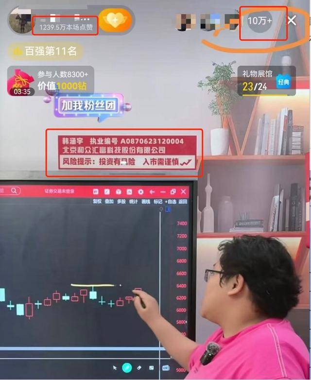 令人惊悚的“抖音炒股”！主播煽动吹票直截了当，让数万股市新手涌入直播间